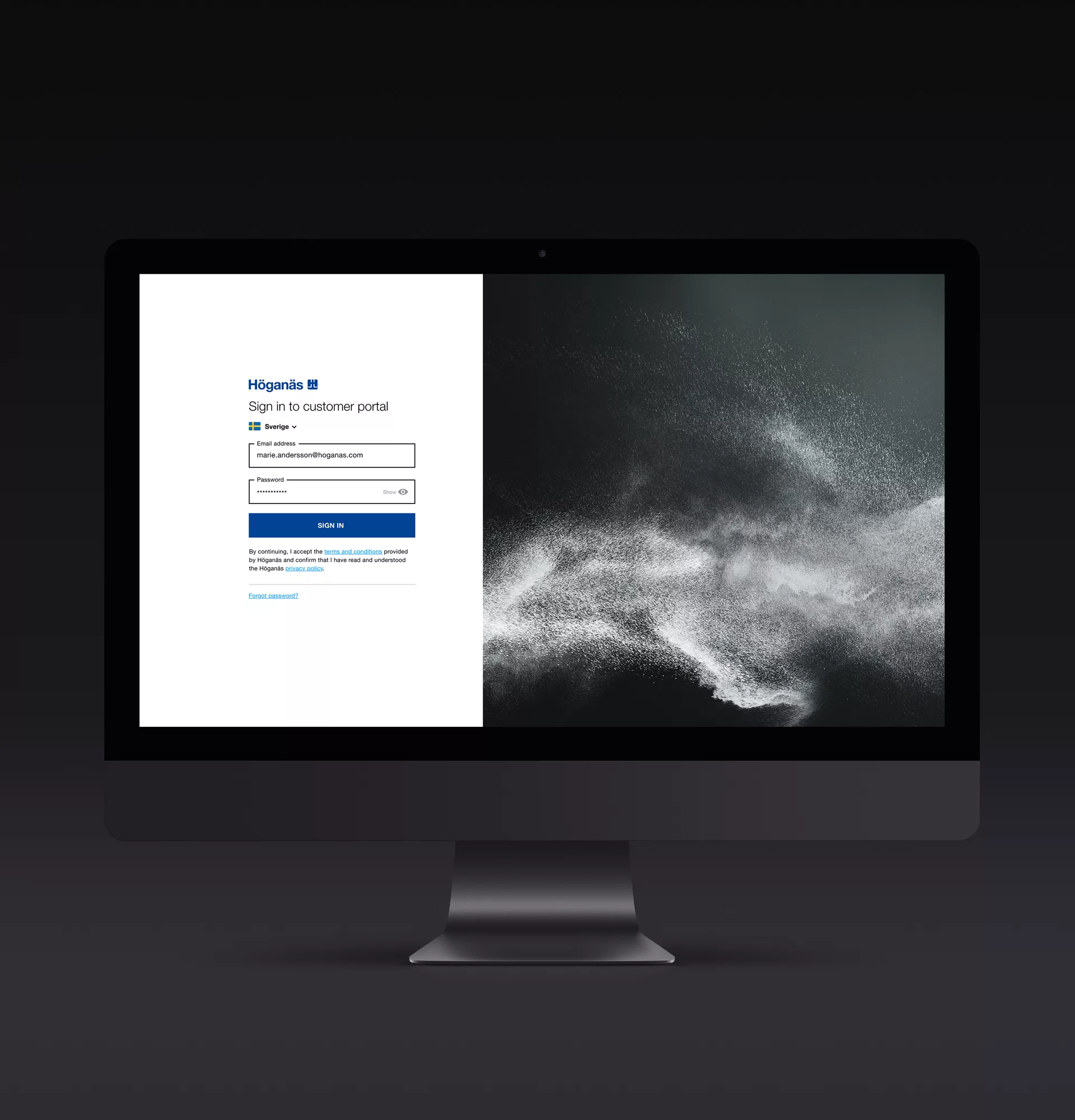 Höganäs customer portal