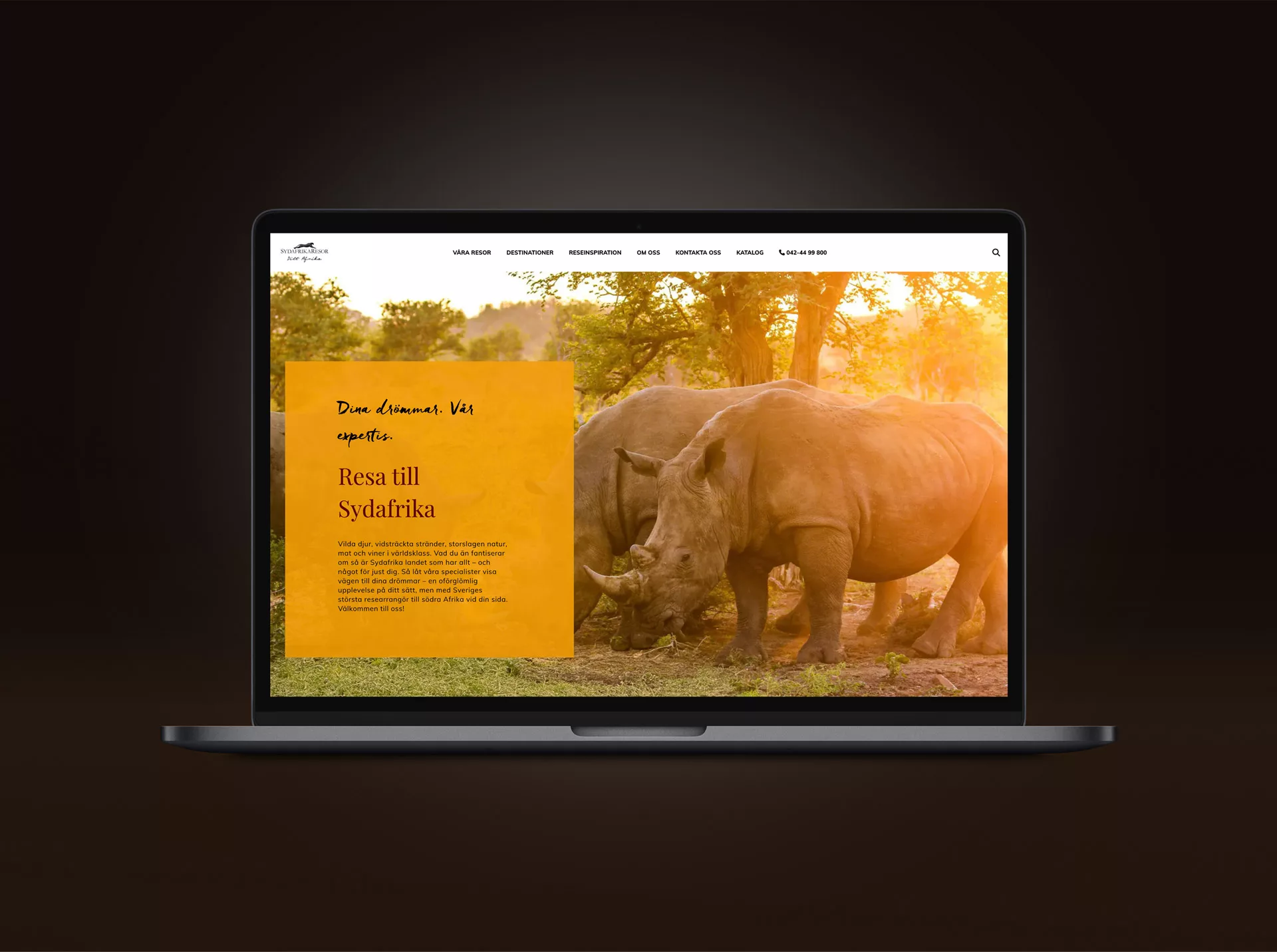 Sydafrikaresor Macbook